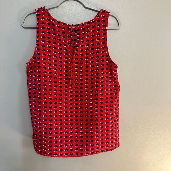 Kenar flowy heart tank top blouse size medium - Picture 2 of 6